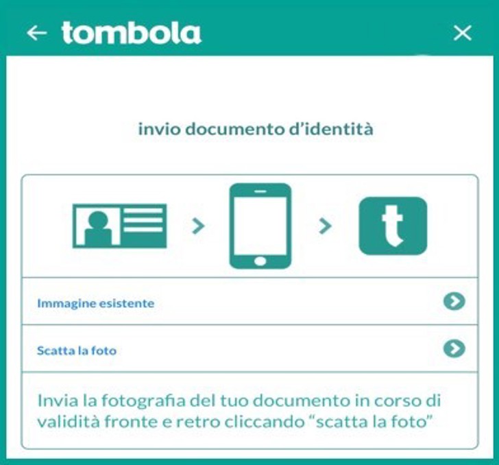 Verifica del mio account